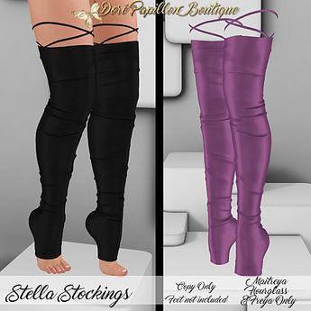 Second Life Marketplace - DPB Stella Stockings - Lt Violet